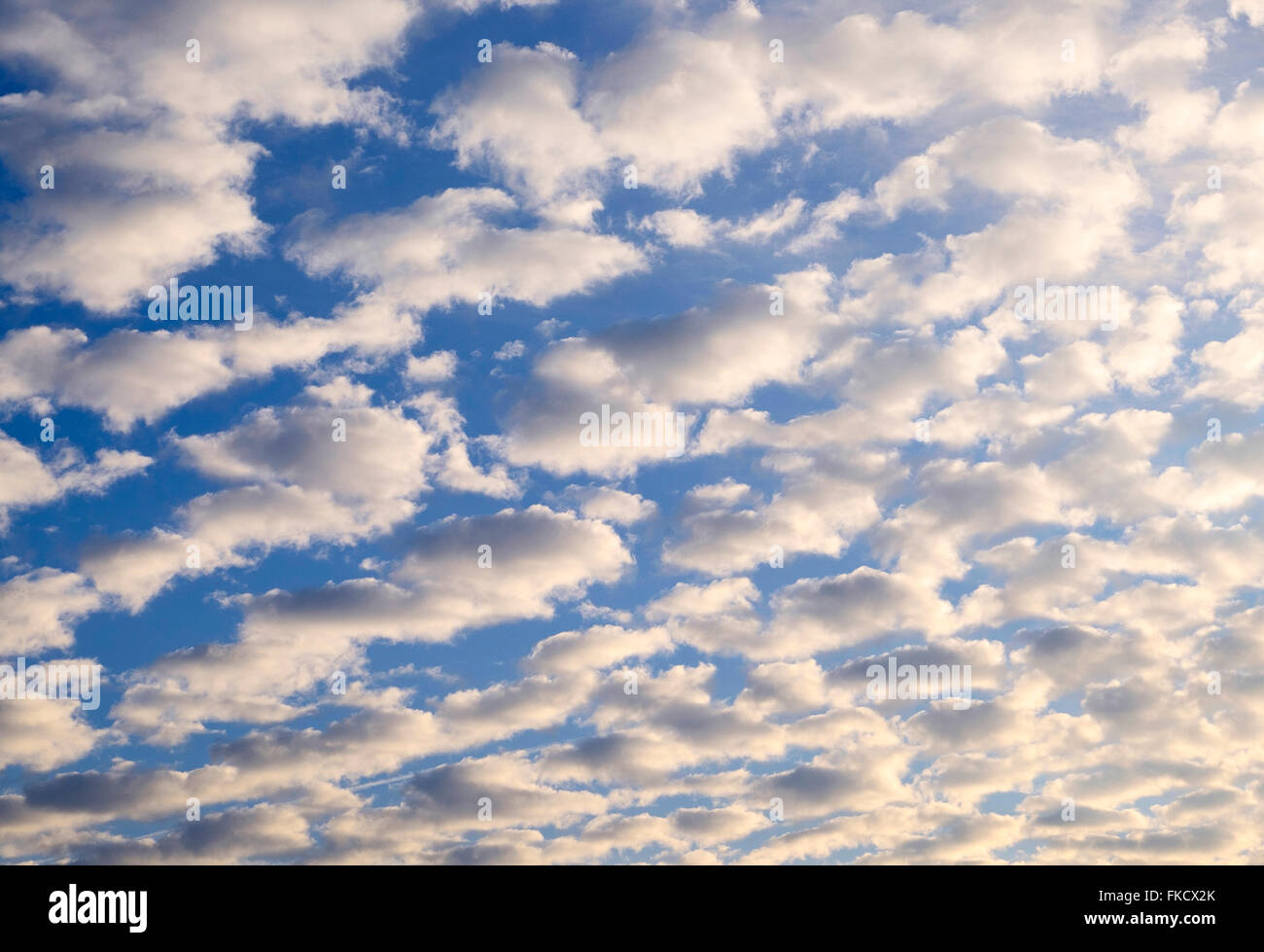 Himmel bei Sonnenaufgang Stockfoto