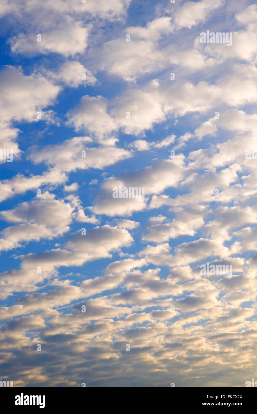 Himmel bei Sonnenaufgang Stockfoto