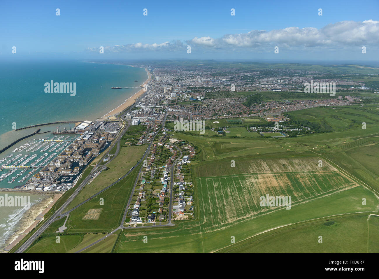 Allgemeine Ansichten der East Sussex Stadt Brighton und Hove Stockfoto