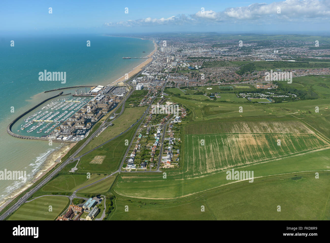 Allgemeine Ansichten der East Sussex Stadt Brighton und Hove Stockfoto
