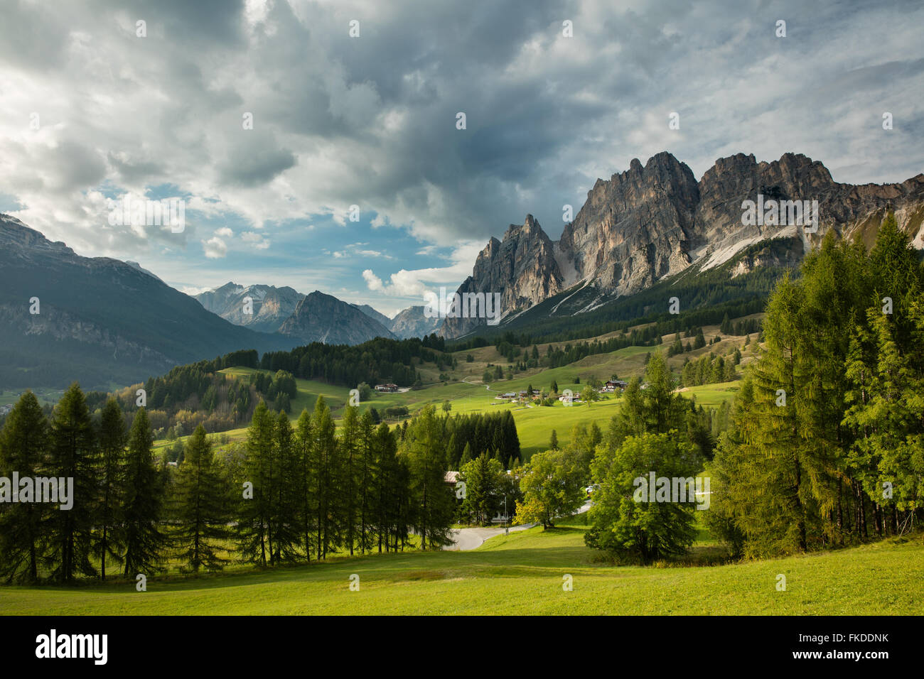 die Pomagaonon über Cortina d ' Ampezzo, Dolomiten, Provinz Belluno, Region Venetien, Italien Stockfoto