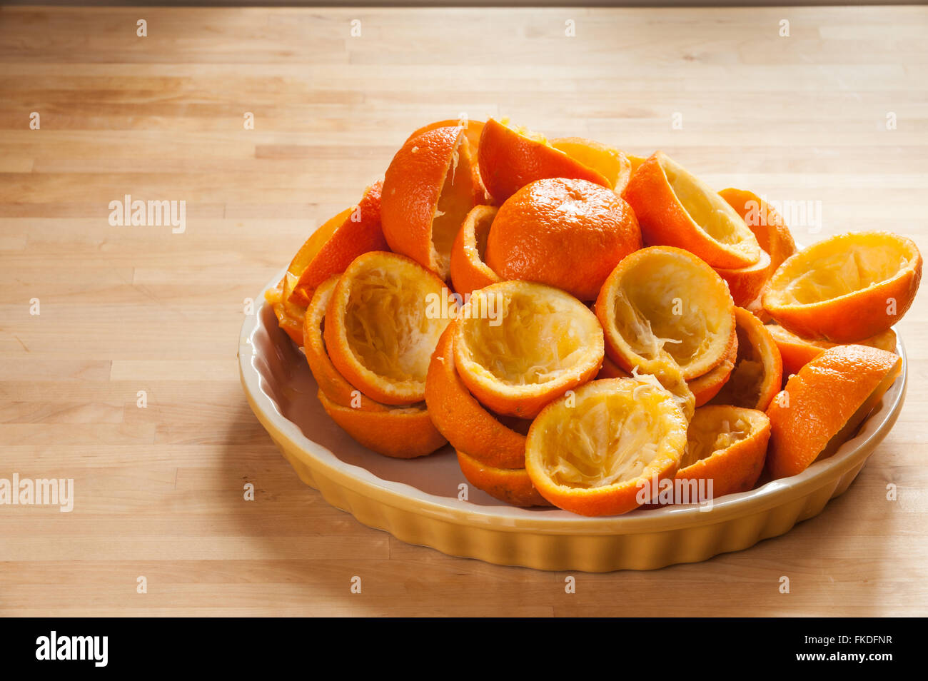 Vorbereiten der Marmelade zu machen Stockfoto