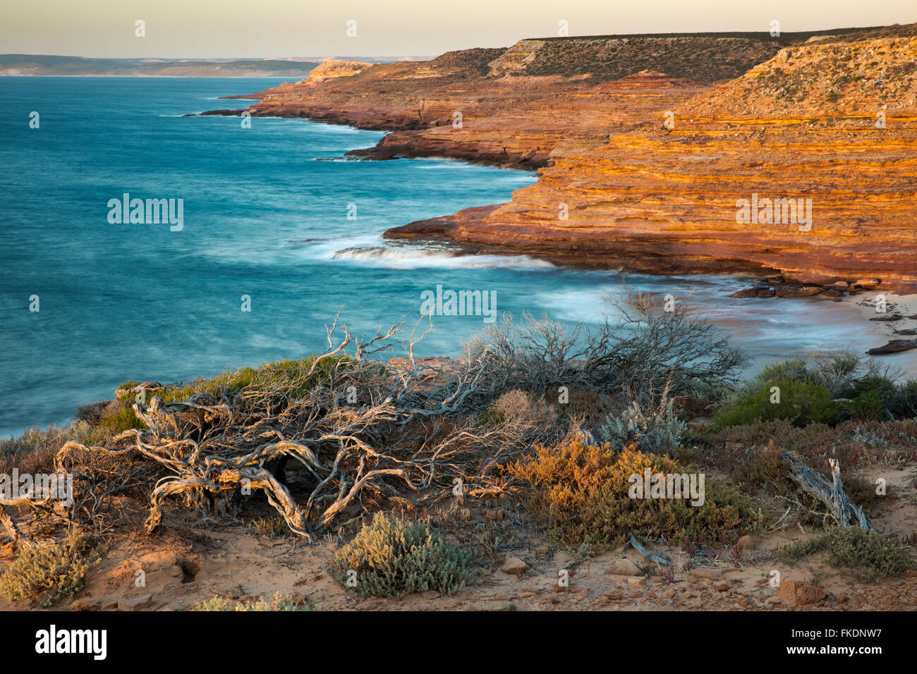 Gantheaume Bucht von Eagle Lookout, Kalbarri National Park, Western Australia Stockfoto