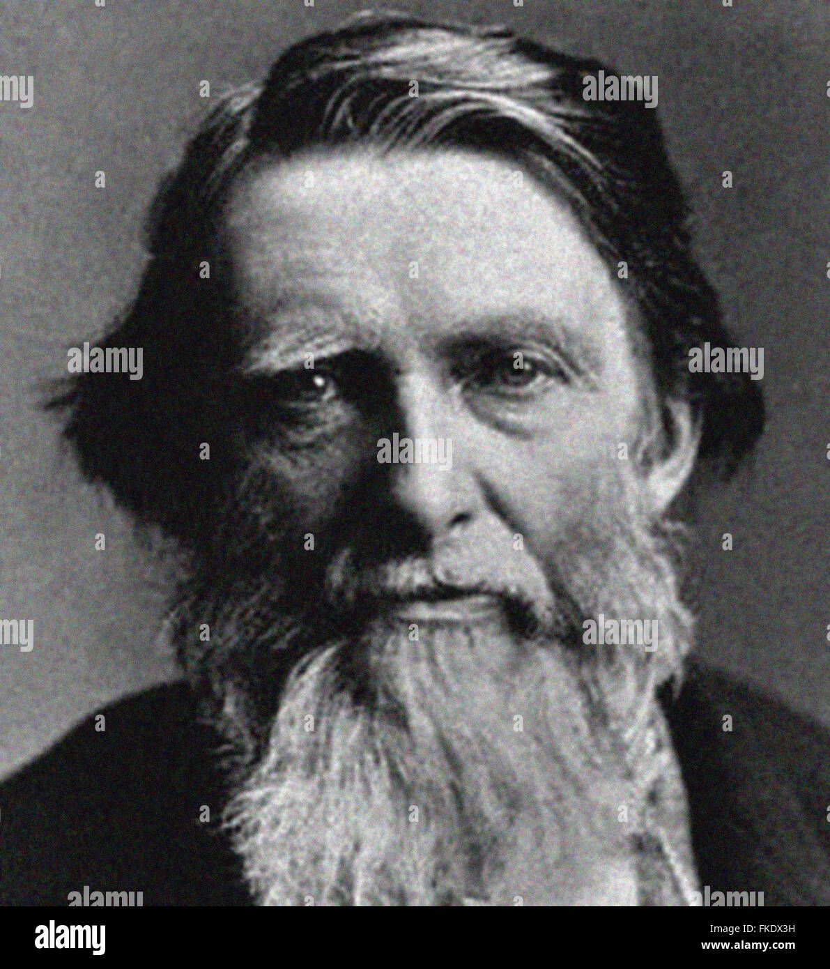 John RUSKIN (b1819) war und Englisch Künstler und Kunstkritiker. Aus dem Archiv des Pressedienstes Portrait - Portrait ehemals Pressebüro. Stockfoto