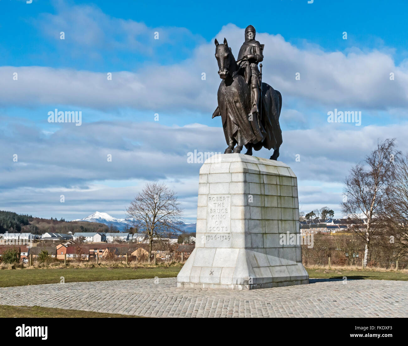 Bruce-Denkmal an die Schlacht von Bannockburn Besucherattraktion in Stirling, Schottland Stockfoto