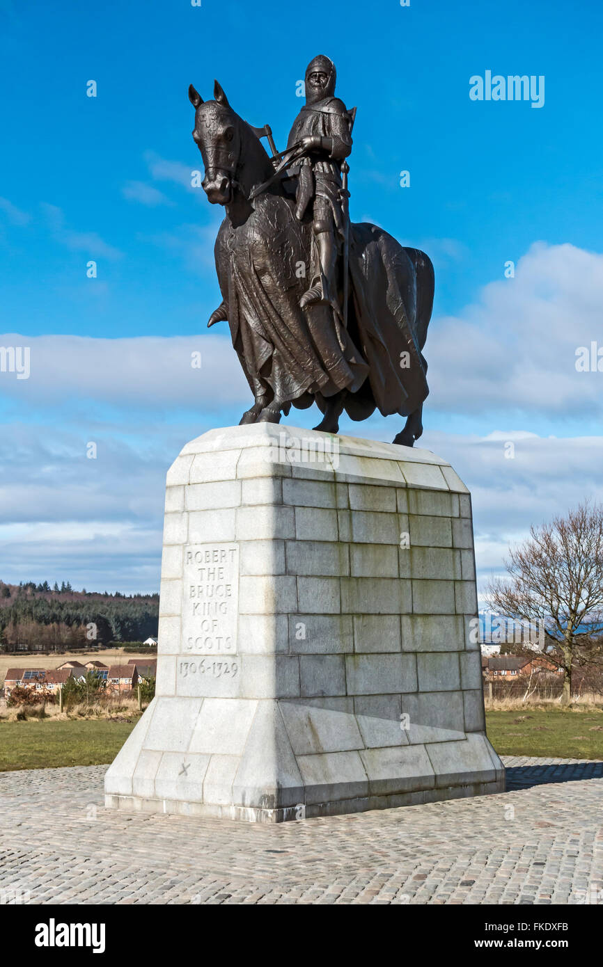 Bruce-Denkmal an die Schlacht von Bannockburn Besucher AttractThe Schlacht von Bannockburn Besucherattraktion in Stirling, Schottland Stockfoto