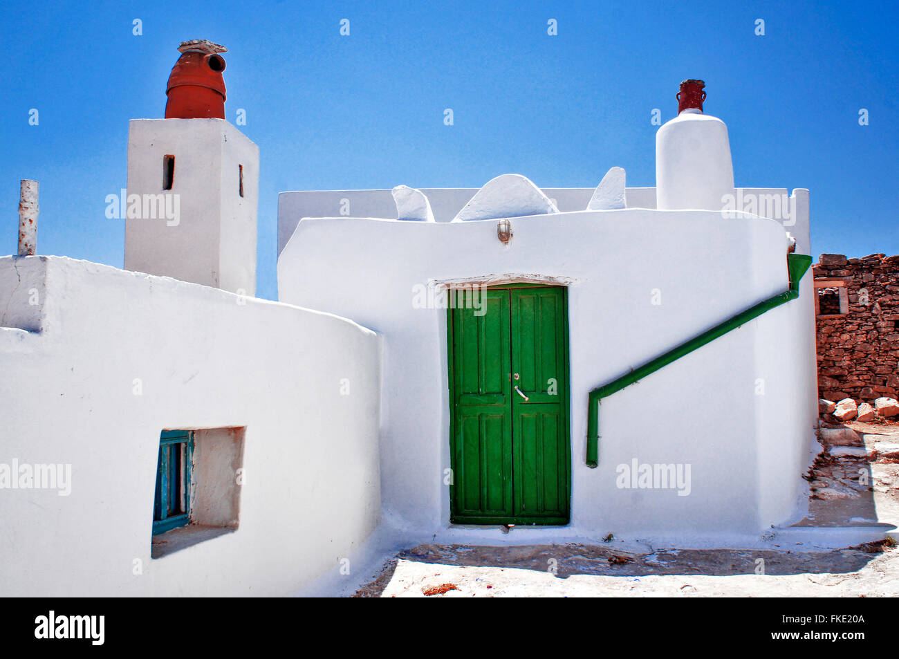 Insel Amorgos, Griechenland Stockfoto