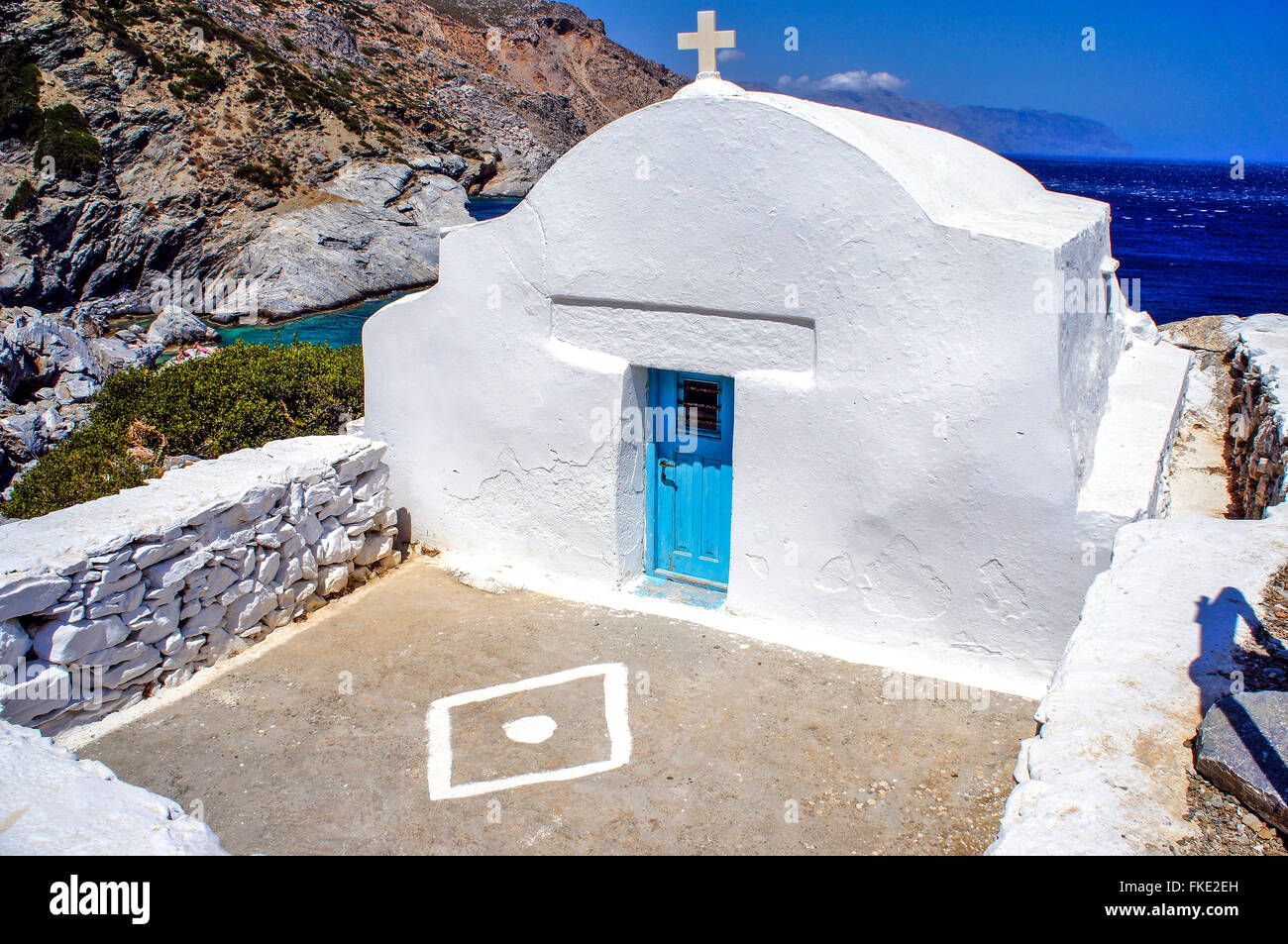 Insel Amorgos, Griechenland Stockfoto