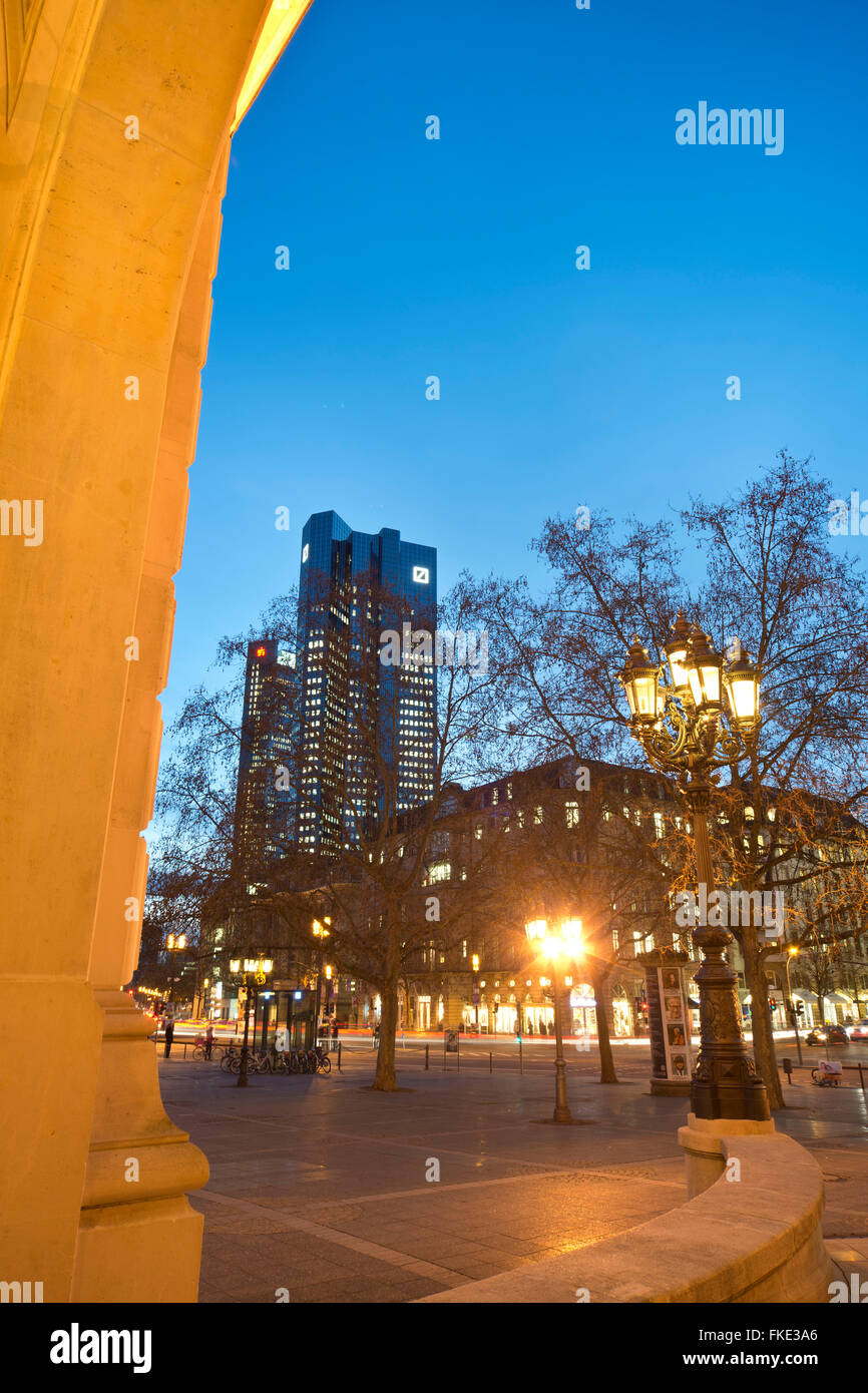 Europa, Deutschland, Frankfurt am Main, Deutsche Bank, Deutsche Bank Stockfoto