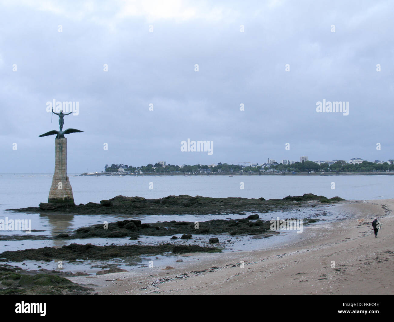 Die amerikanischen Denkmal Weltkrieg l, in Saint-Nazaire. Stockfoto Die amerikanischen Denkmal Weltkrieg l, in Saint-Nazaire. Stockfoto