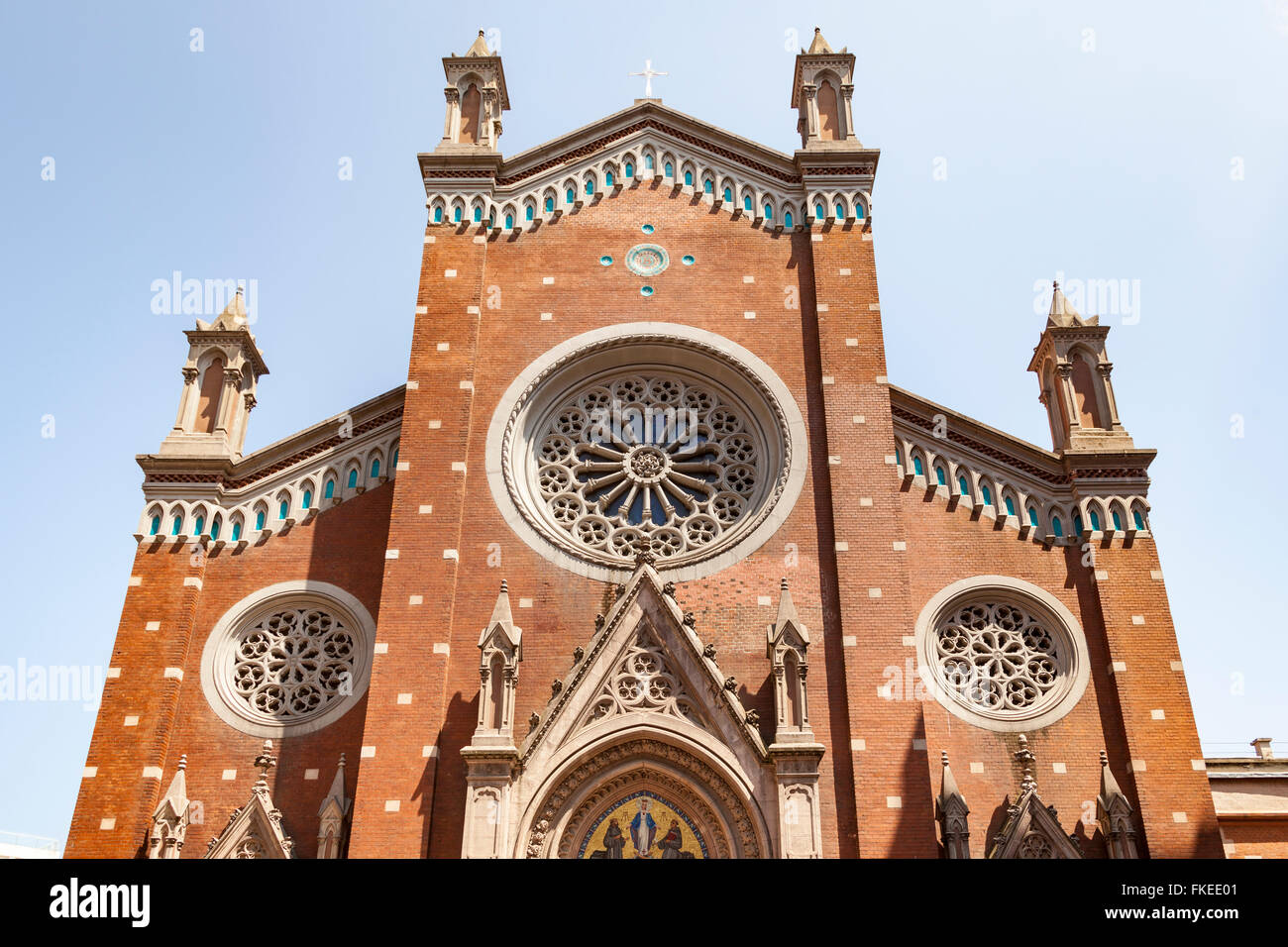 Der Heilige Antonius von Padua römisch-katholische Kirche, Istiklal Caddesi, Beyoglu, Istanbul, Türkei Stockfoto