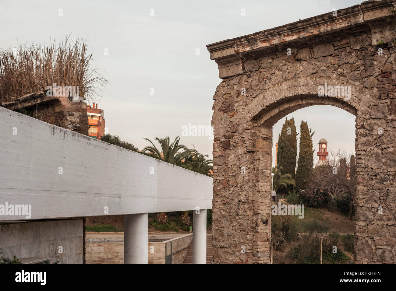 Parc del Clot, Barcelona. Stockfoto