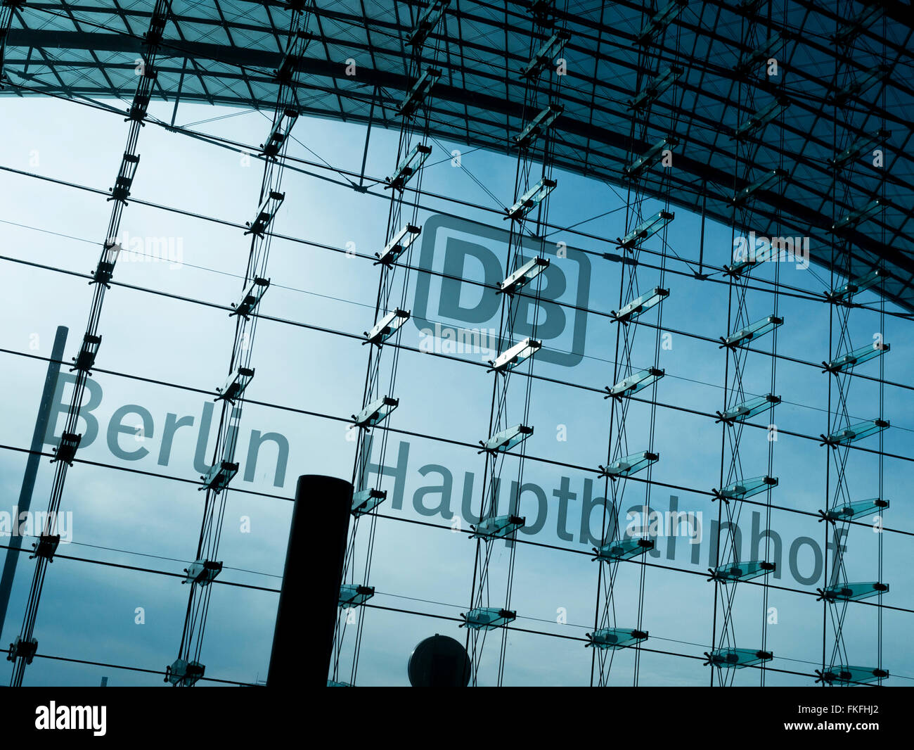 Berlin Hauptbahnhof, Hauptbahnhof in Berlin, Deutschland Stockfoto