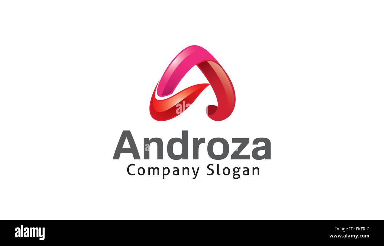 Androza A Brief Design Illustration Stock Vektor