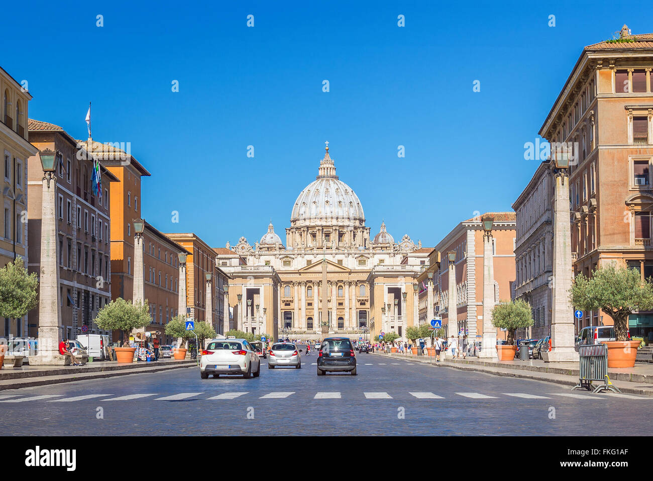 Basilika St. Peter, Vatikan, Rom, Italien Stockfoto