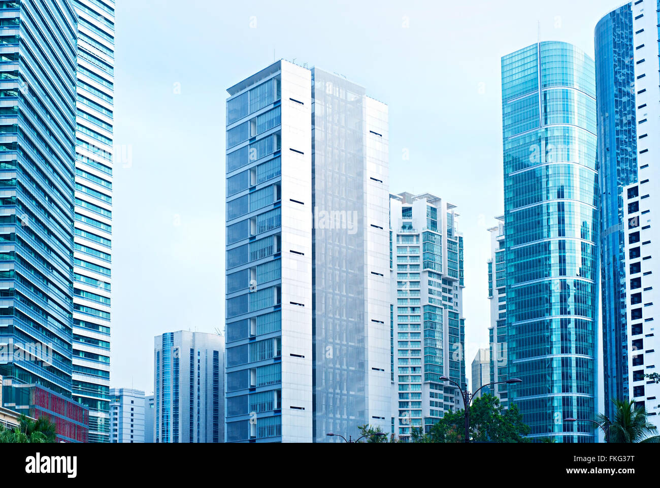 Bauwerk in Kuala Lumpur-Business-Center. Malaysien Stockfoto