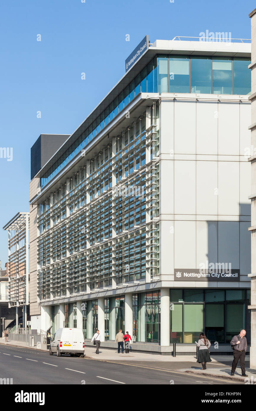 Nottingham City Council Hauptsitz und Niederlassungen, Loxley House, Nottingham, England, Großbritannien Stockfoto