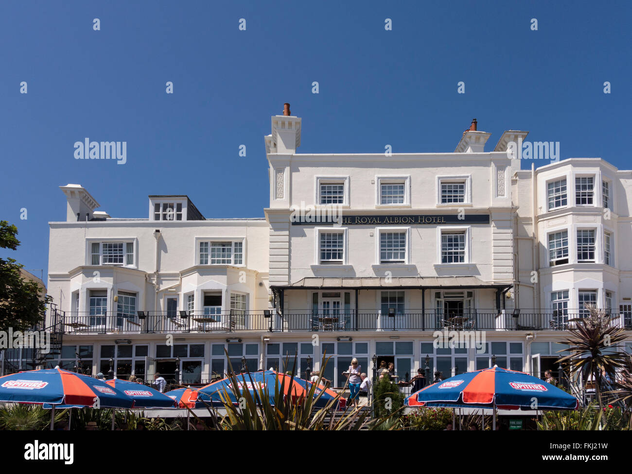 Das Royal Albion Hotel, Broadstairs, Kent, UK Stockfoto