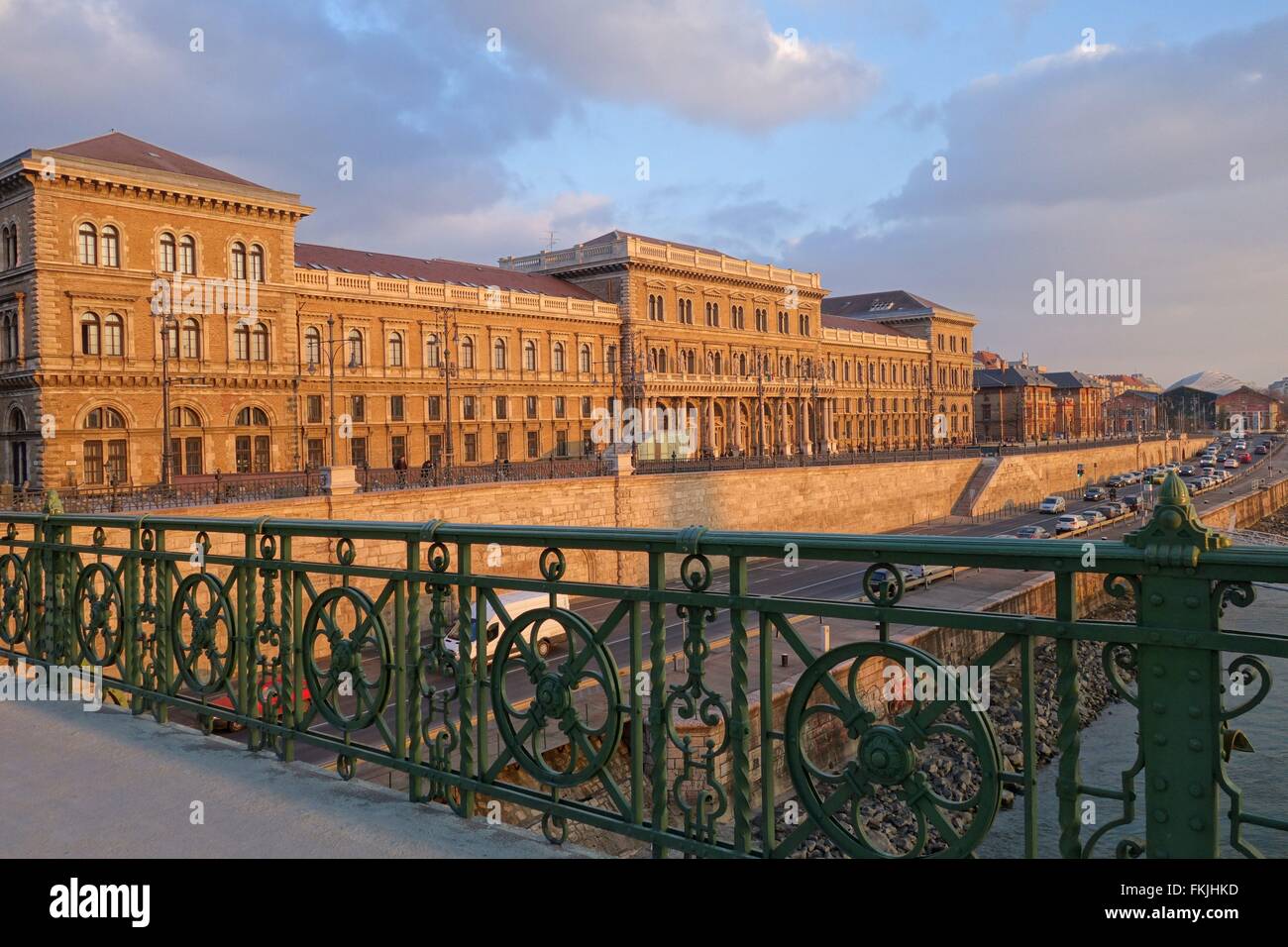 Corvinus Universität Budapest (Budapesti Corvinus Egyetem) Stockfoto