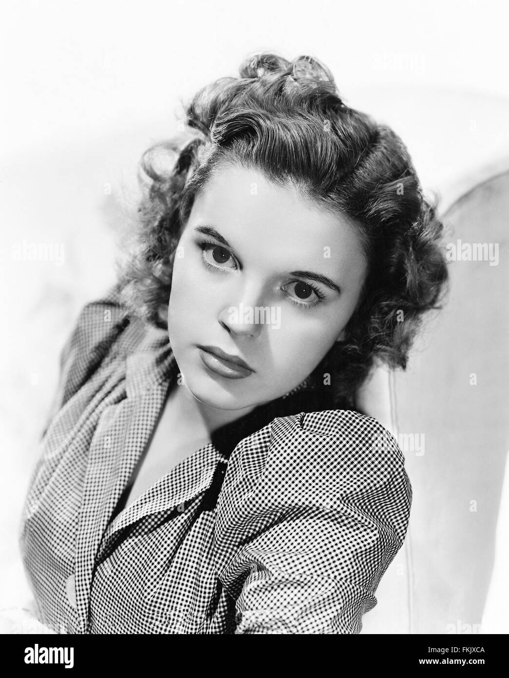 Porträt von Judy Garland Stockfoto
