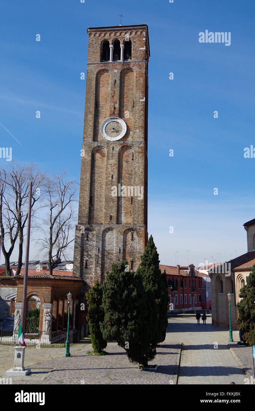Murano, Venedig Italien Basilika SS Maria e Donato Stockfoto