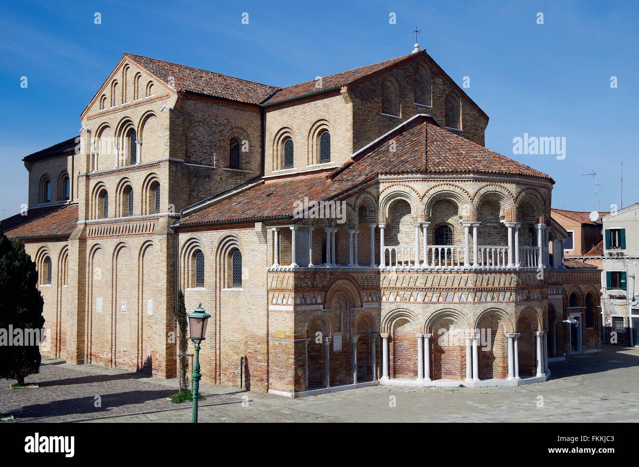 Murano, Venedig Italien Basilika SS Maria e Donato Stockfoto