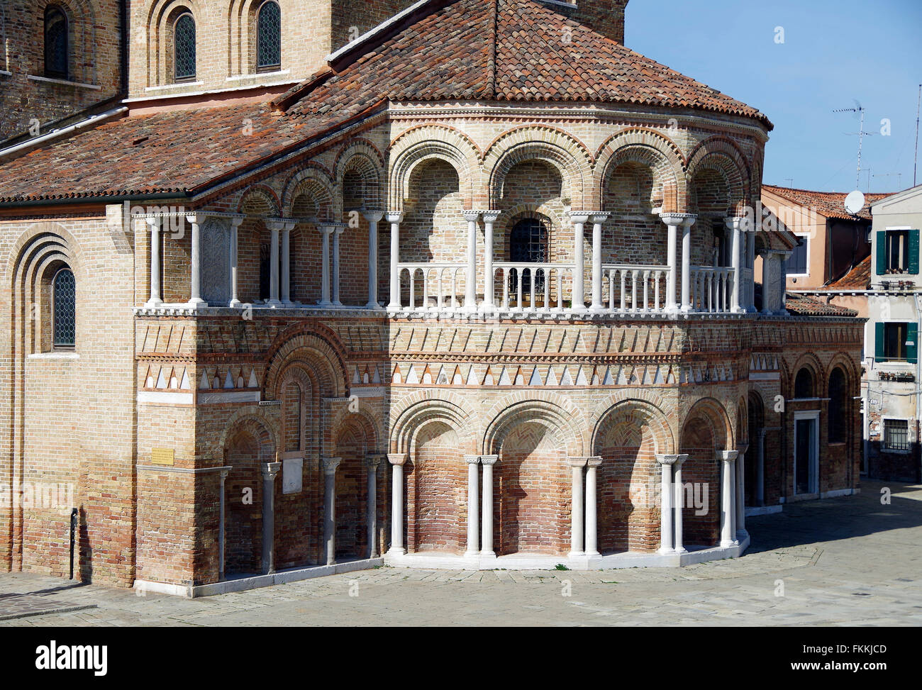 Murano, Venedig Italien Basilika SS Maria e Donato Stockfoto
