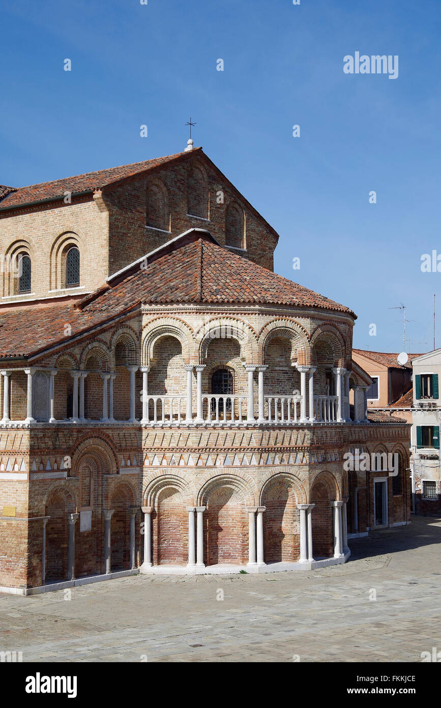 Murano, Venedig Italien Basilika SS Maria e Donato Stockfoto