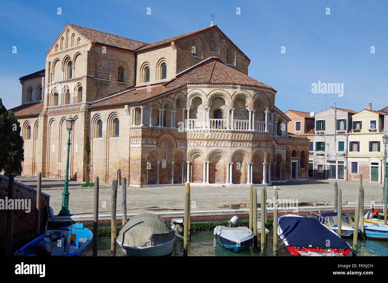 Murano, Venedig Italien Basilika SS Maria e Donato Stockfoto