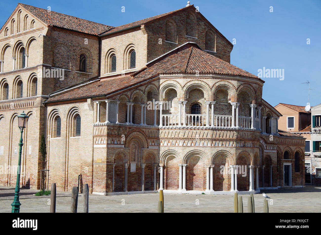 Murano, Venedig Italien Basilika SS Maria e Donato Stockfoto