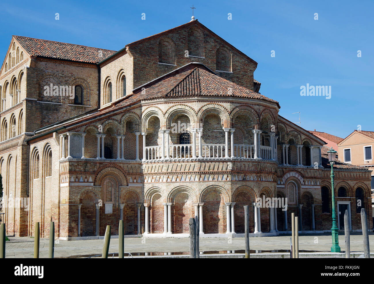Murano, Venedig Italien Basilika SS Maria e Donato Stockfoto