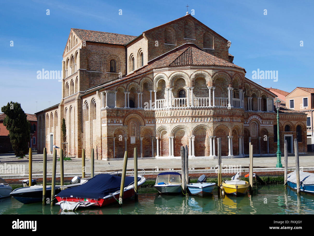 Murano, Venedig Italien Basilika SS Maria e Donato Stockfoto