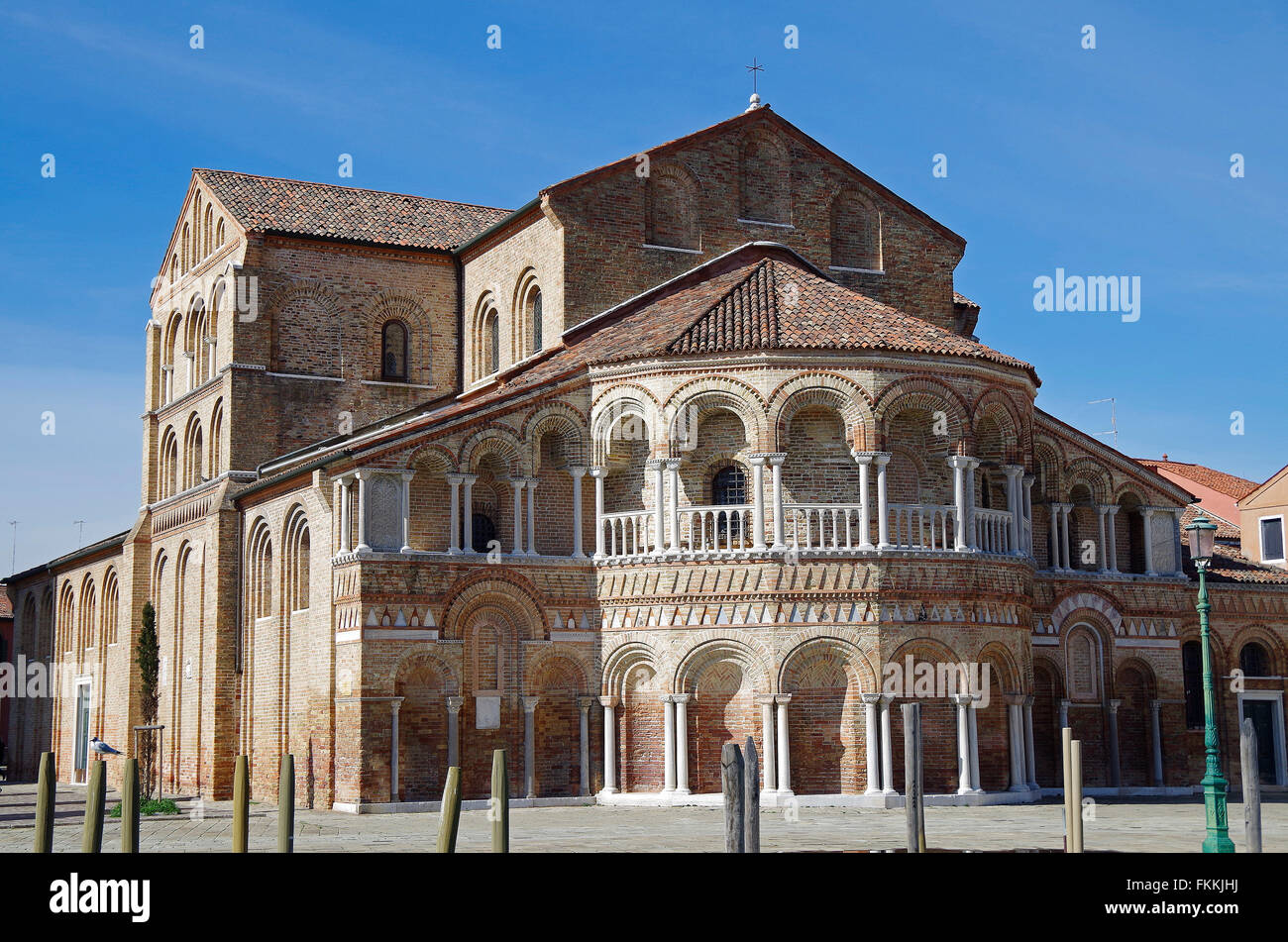 Murano, Venedig Italien Basilika SS Maria e Donato Stockfoto