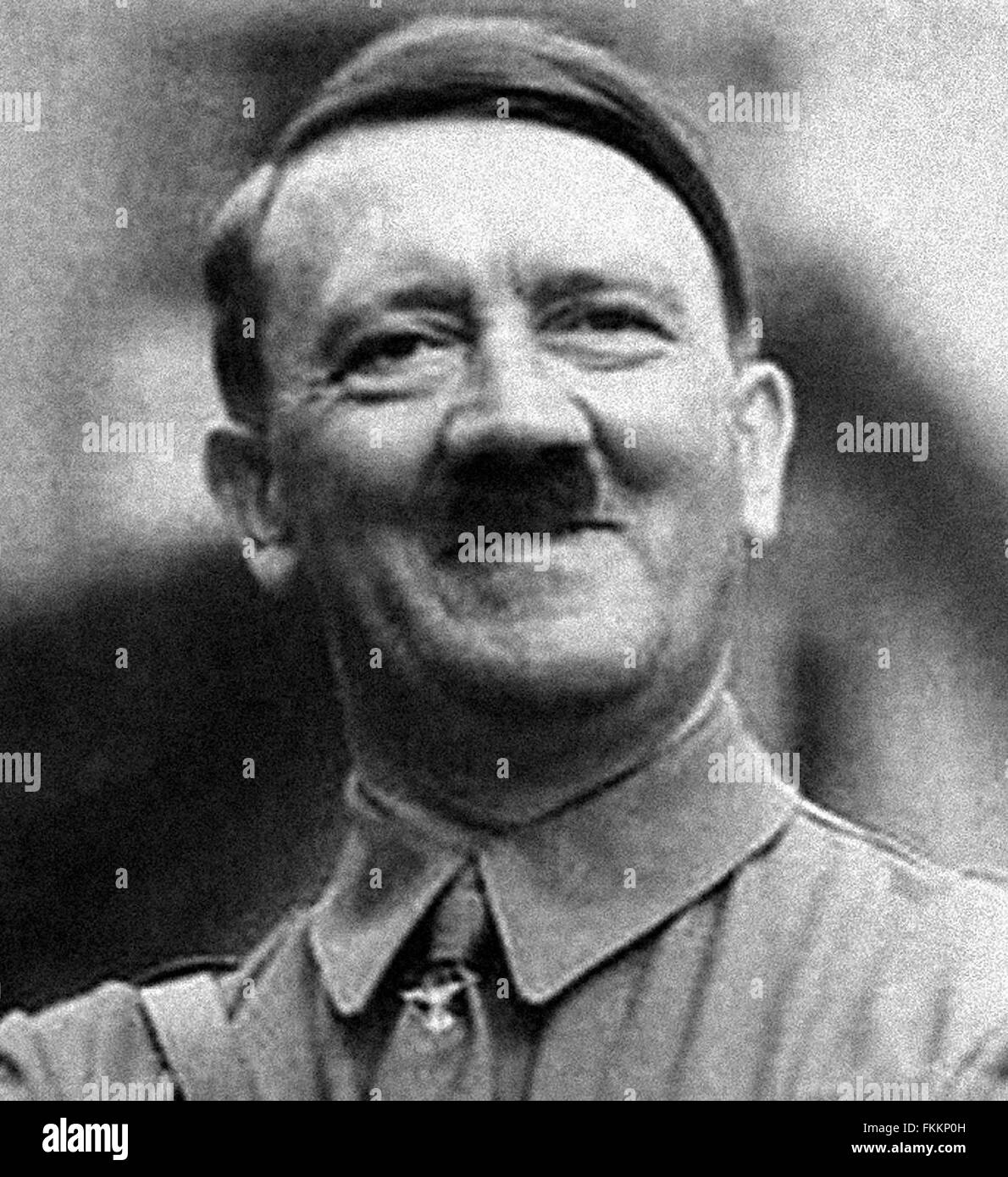 Adolf HITLER - ein seltenes Bild des deutschen Krieges Führers lächelnd, aus dem Archiv des Pressedienstes Portrait - ehemals Pressebüro Portrait. Stockfoto