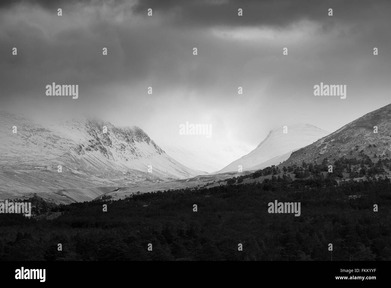 Lairig Ghru, Cairngorms in den schottischen Highlands, UK. Stockfoto