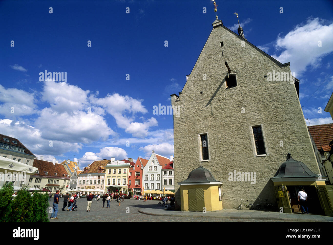 Estland, Tallinn, Altstadtplatz, Raekoja Plats, Rathaus Stockfoto