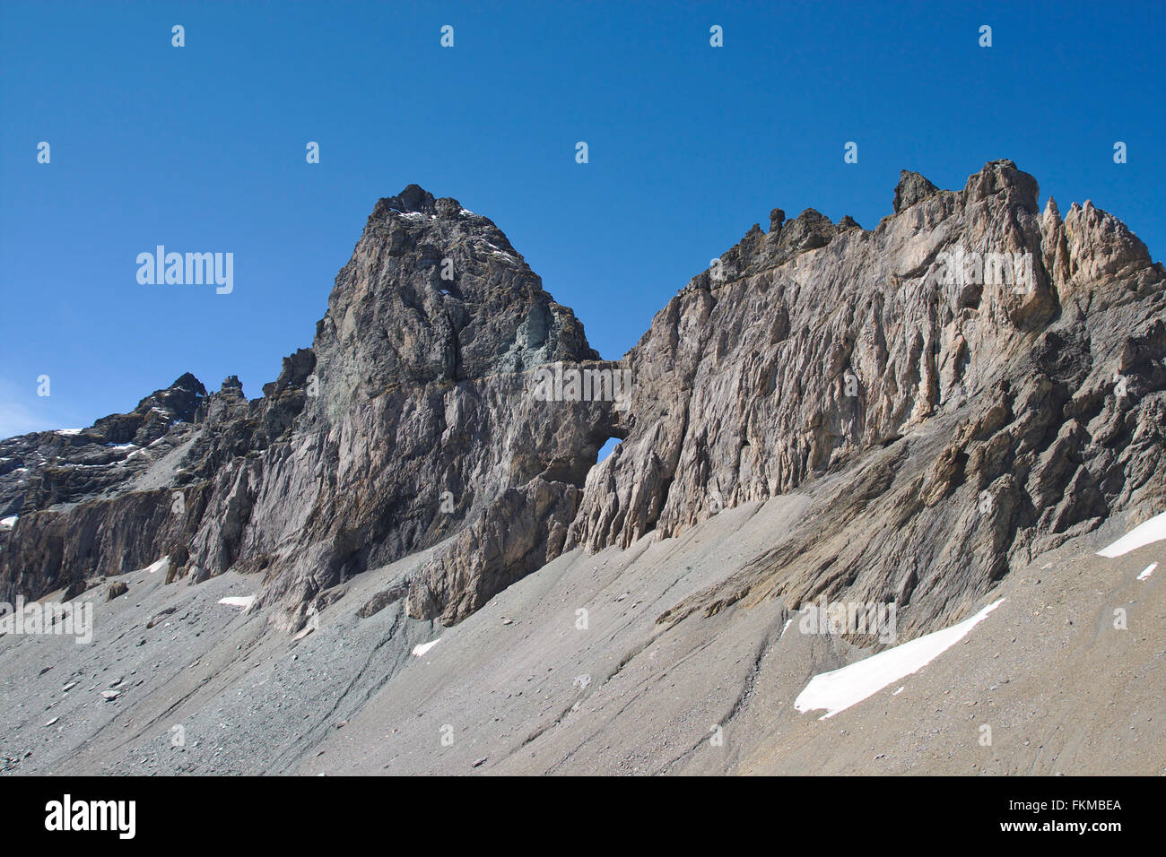Glarner Schub, Tschingelhörner, Glarner Alpen, Schweiz Stockfoto