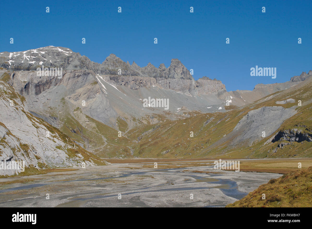 Glarner Schub, Tschingelhörner, Glarner Alpen, Schweiz Stockfoto