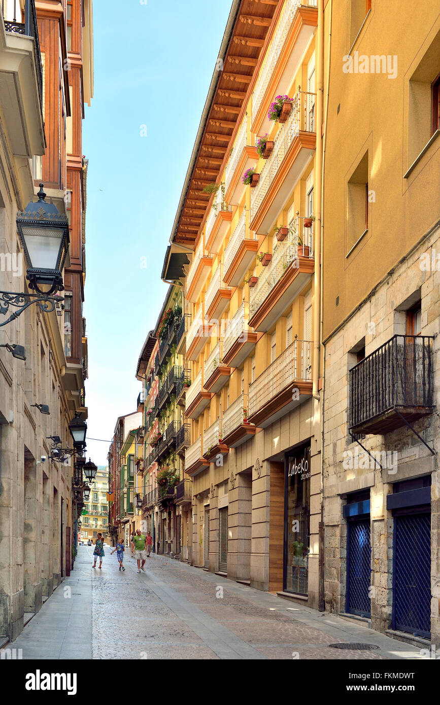 Altstadt von Bilbao, Vizcaya, Baskenland, Baskenland, Spanien, Europa Stockfoto