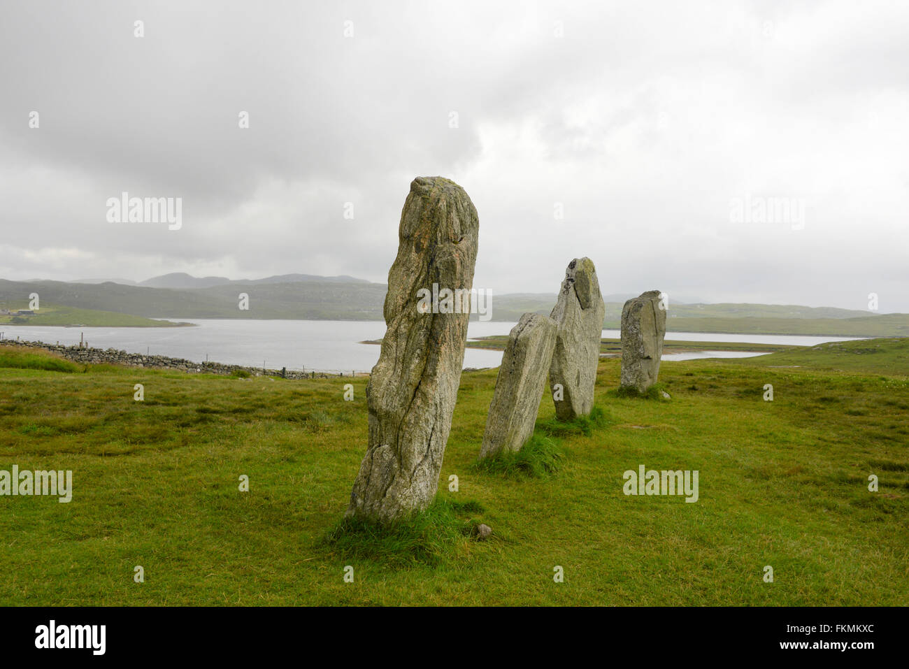 Callanish Standing Stones Isle of Lewis, Schottland Stockfoto