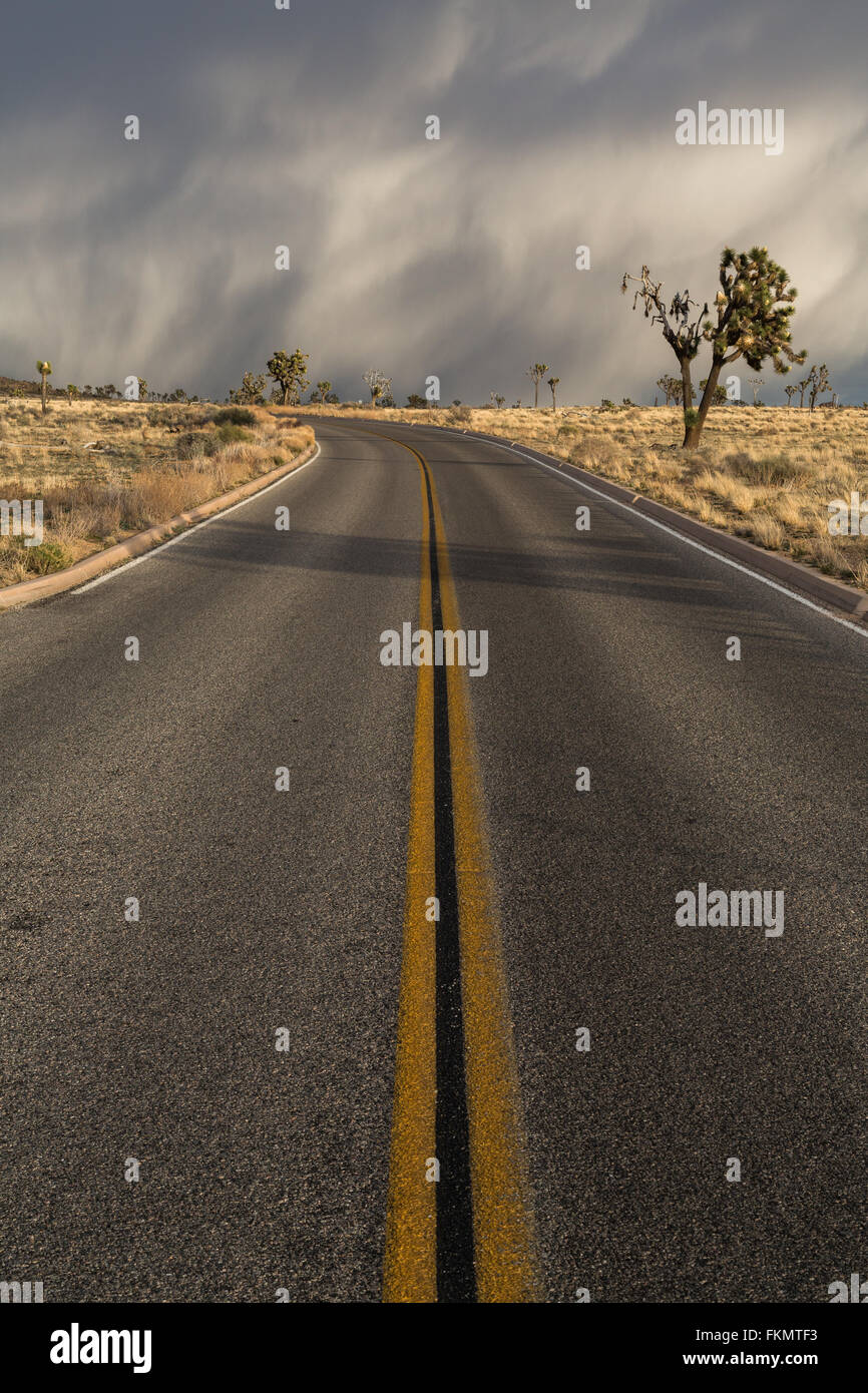 Desert Highway Stockfoto