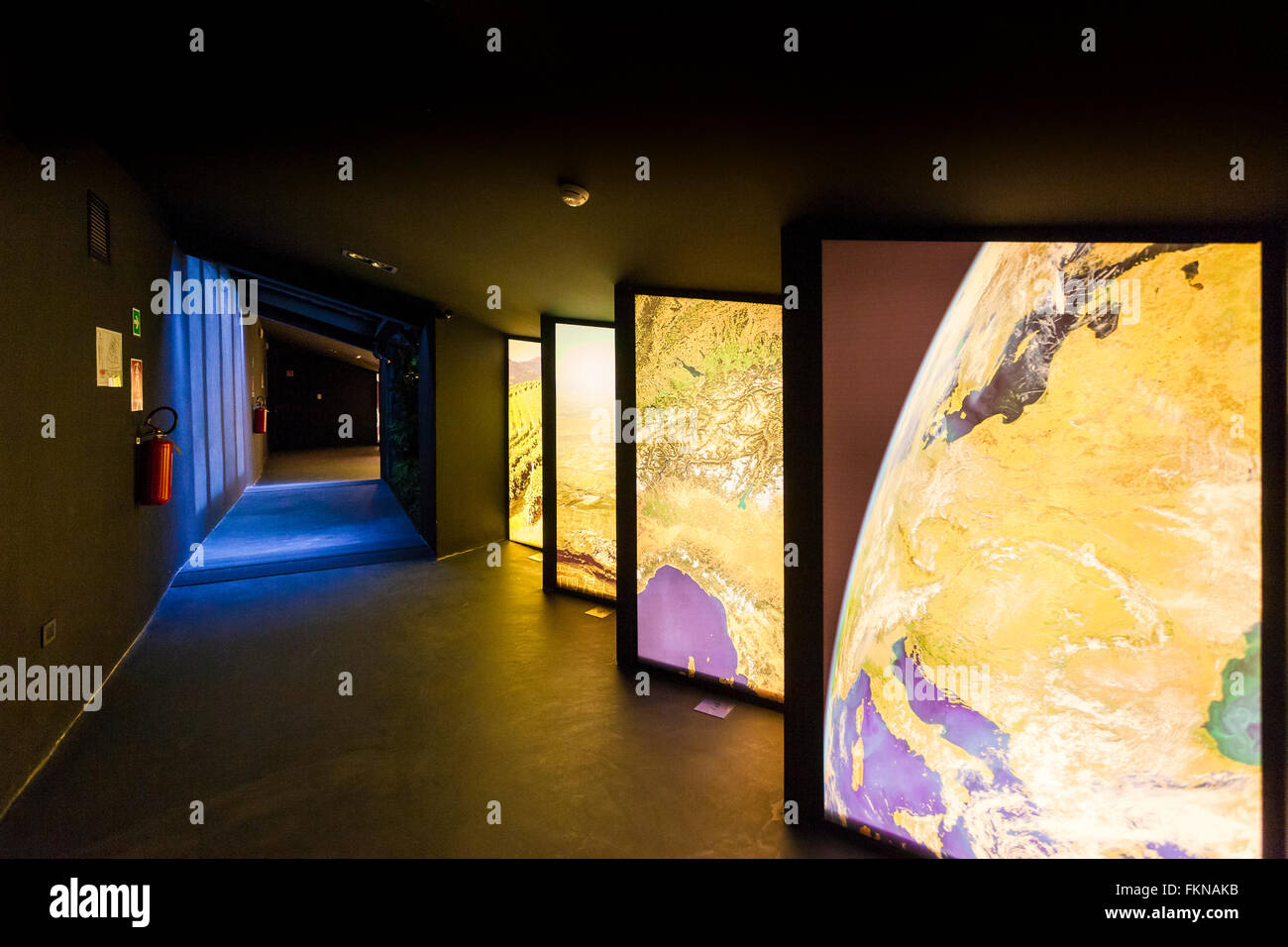 WIMU Weinmuseum Falletti Burg, Barolo, Langhe, Piemont, Italien Stockfoto