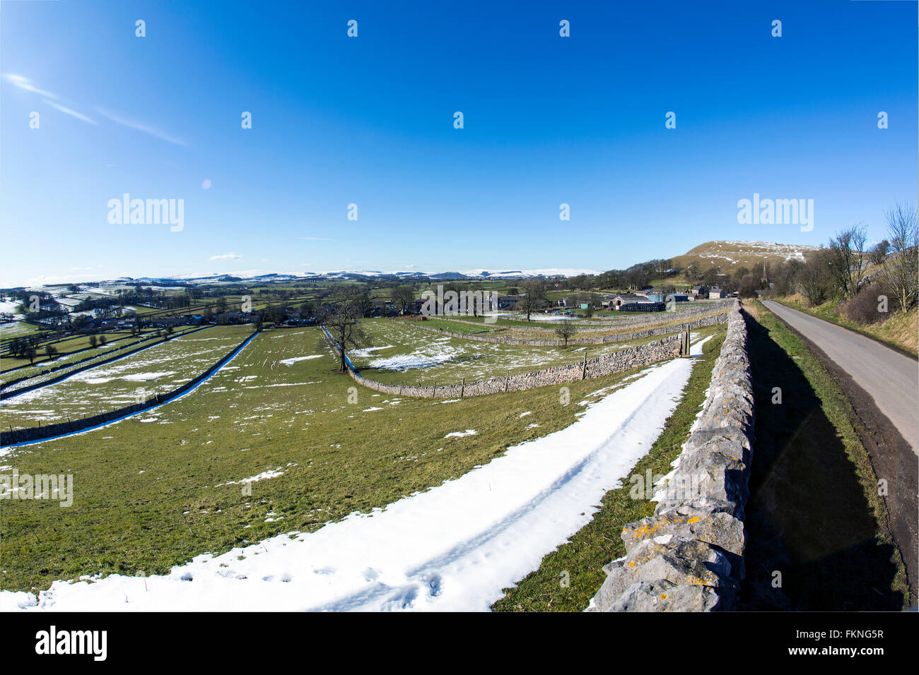 Frühling in der Peak-Bezirk Stockfoto