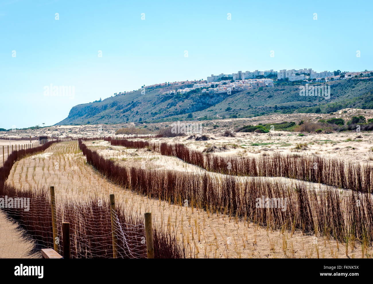 Am Meer Stadt von Gran Alacant Stockfoto