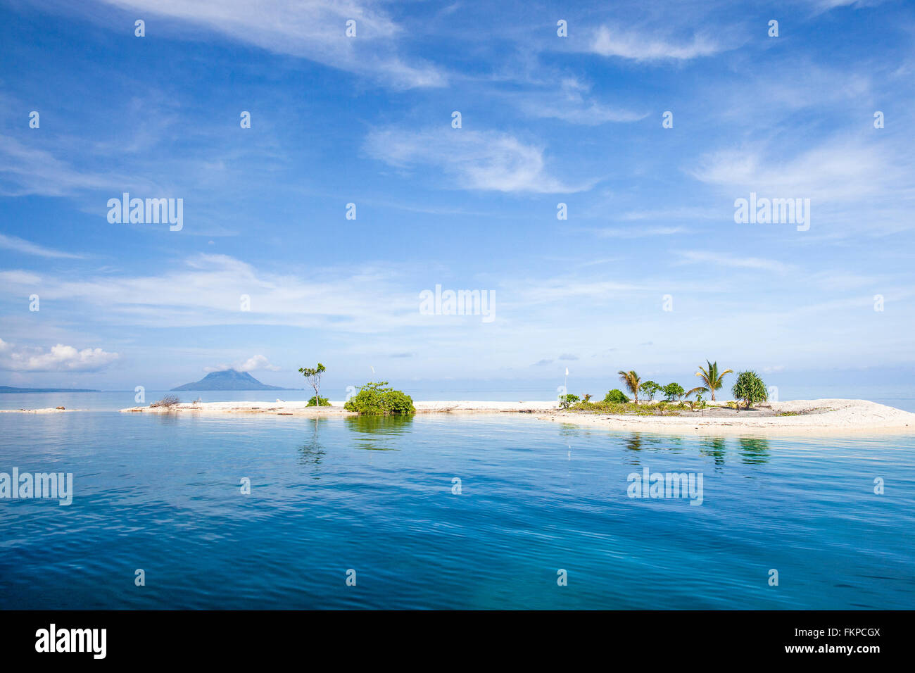 Breathaking Blick auf Fastofiri Island in den Molukken (Molukken) von Ost-Indonesien. Stockfoto