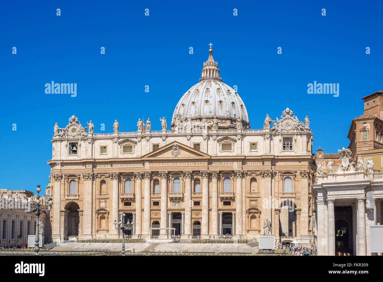 St. Peter Basilika, Rom, Italien Stockfoto