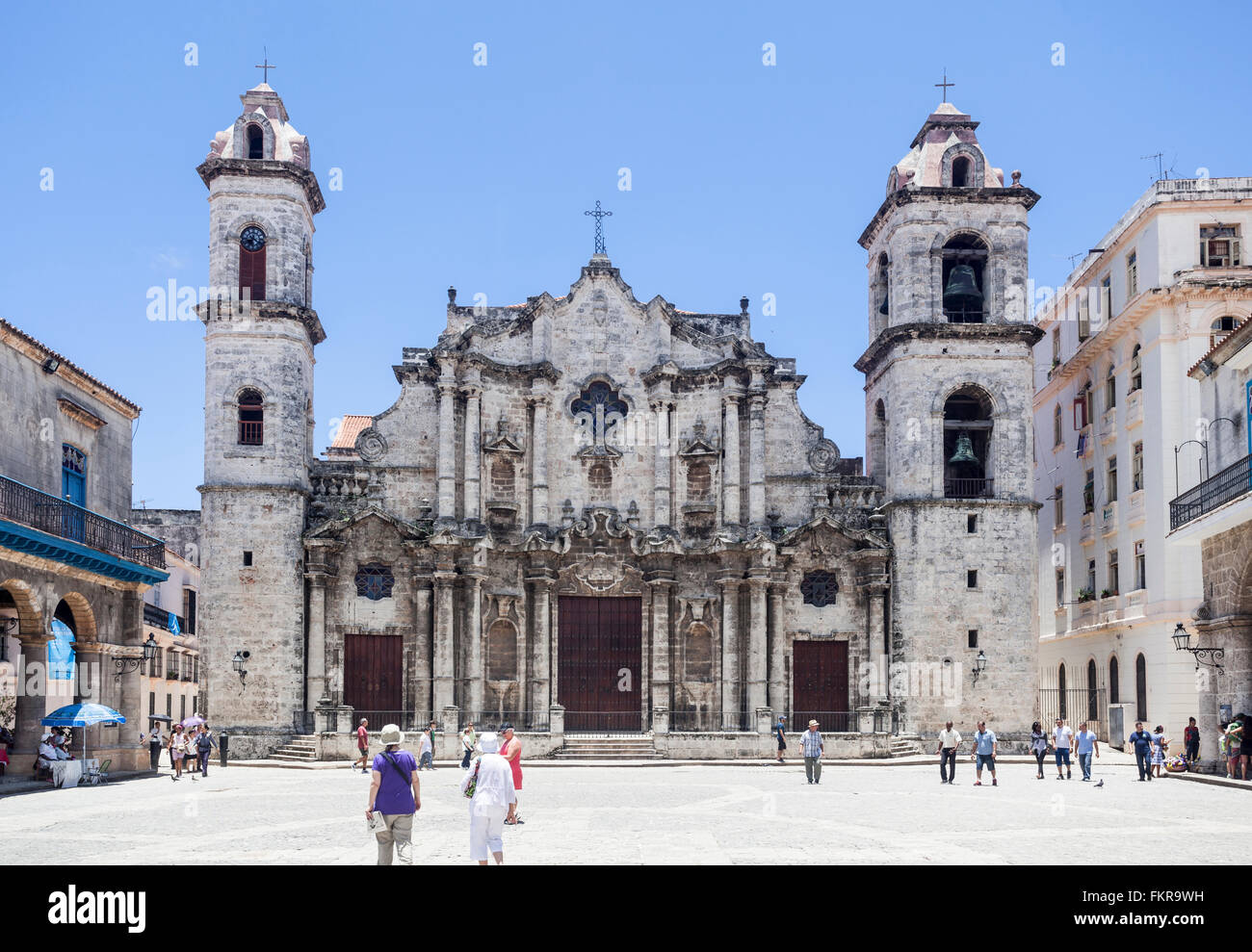 Kathedrale von Havanna Kuba Stockfoto