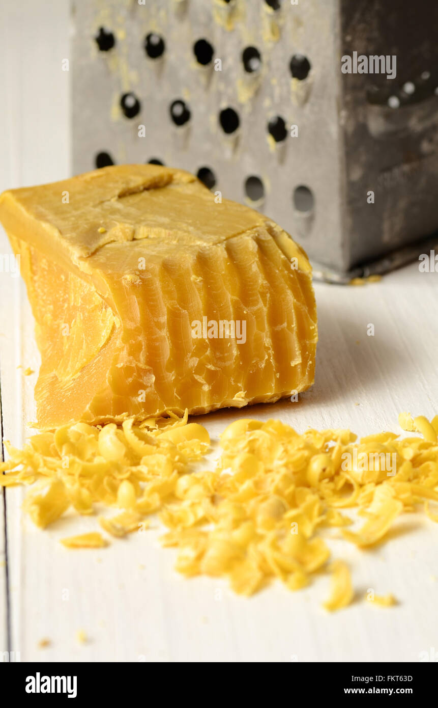 Naturliches Bienenwachs von Honigbienen produziert
