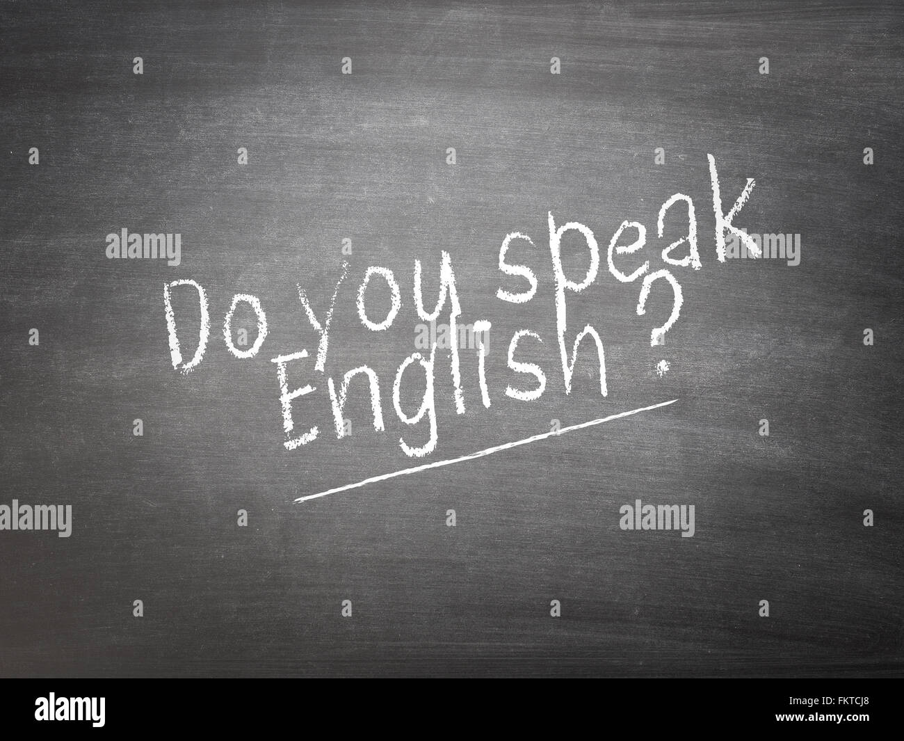 Welche Sprache Sprichst Du Auf Englisch Lernkonzept der Sprache auf einer Tafel mit den Worten sprichst du