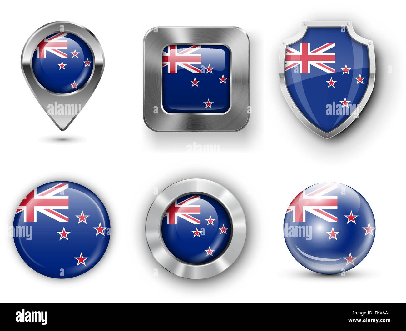 Land Flagge Bages Stock Vektor